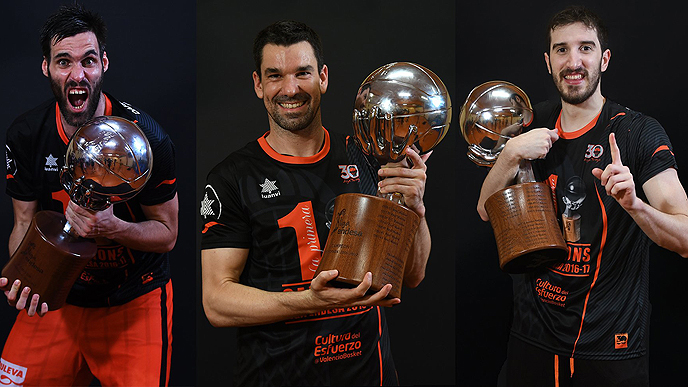 El Valencia Basket anuncia que amplía en un año los contratos de Vives, Rafa Martínez y San Emeterio