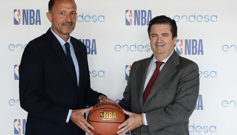Acuerdo entre Endesa y la NBA para promover el baloncesto y la liga en España