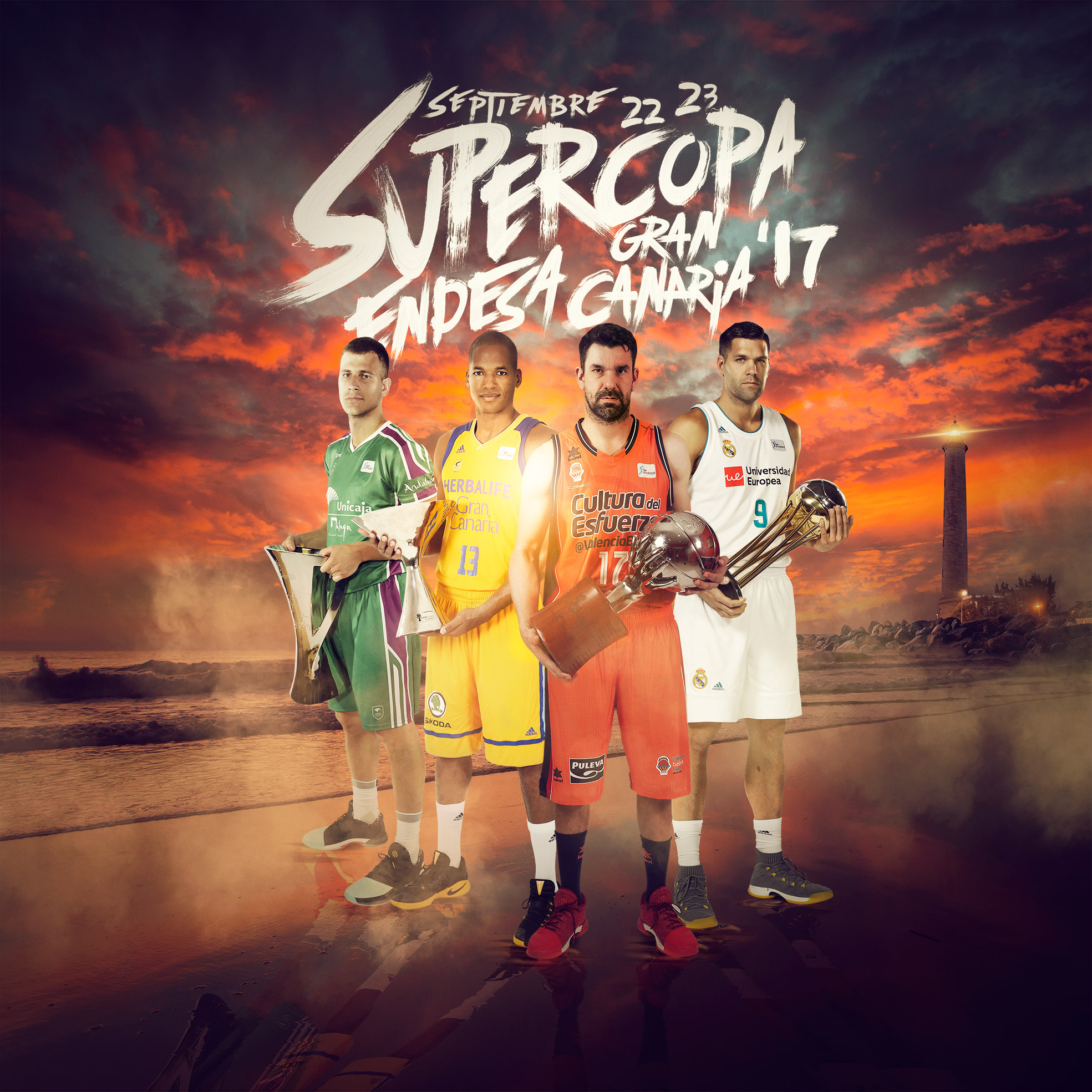 Supercopa: Valencia Basket, Unicaja, Real Madrid y Gran Canaria miden hoy sus nuevos proyectos