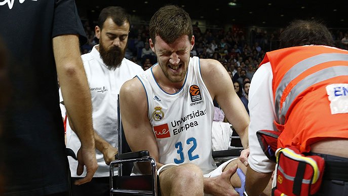 Kuzmic se pierde la temporada tras romperse el cruzado de una rodilla y Randolph, baja 3 semanas