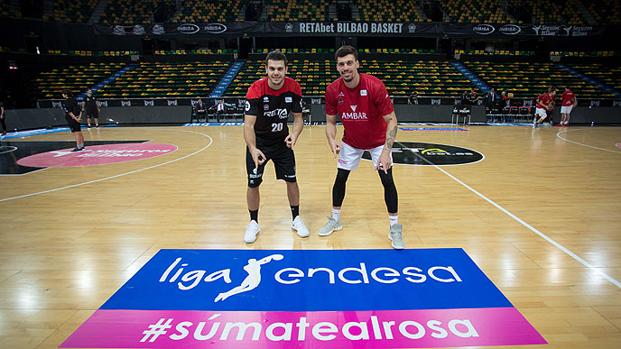 #SúmateAlRosa: la ACB y los clubs se vuelcan estos días en el #DíaContraelCáncerdeMama