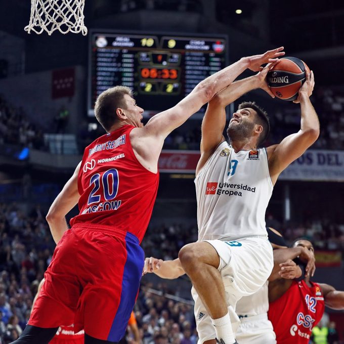 El Real Madrid regala un vibrante triunfo ante el CSKA a sus aficionados pero Randolph y Kuzmic se lesionan