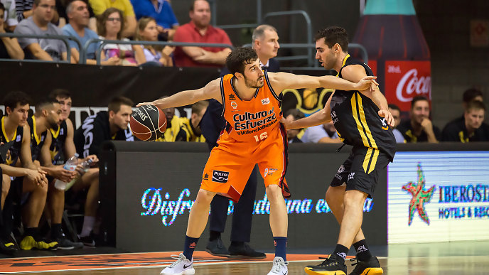 Victoria sufrida del Valencia Basket en la pista del Iberostar y el Gipuzkoa Basket destroza al Estudiantes
