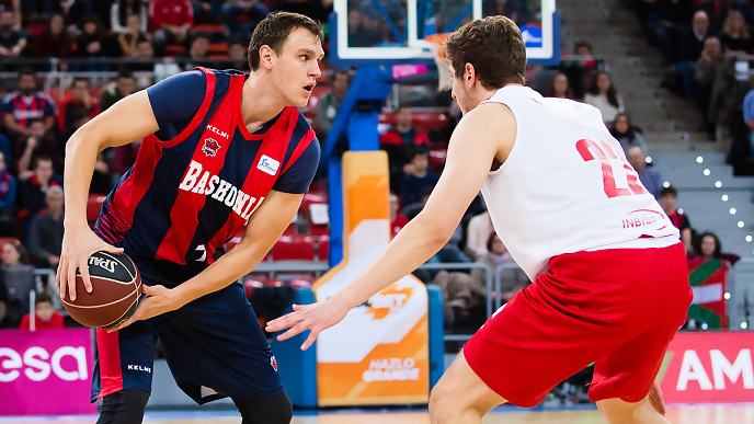 El Baskonia gana con autoridad al Bilbao Basket y el Andorra se impone en Donostia