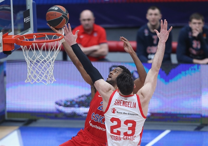 El Baskonia no pudo aguantar al CSKA en el último cuarto (93-86) y el Valencia Basket, al Olympiacos en la recta final