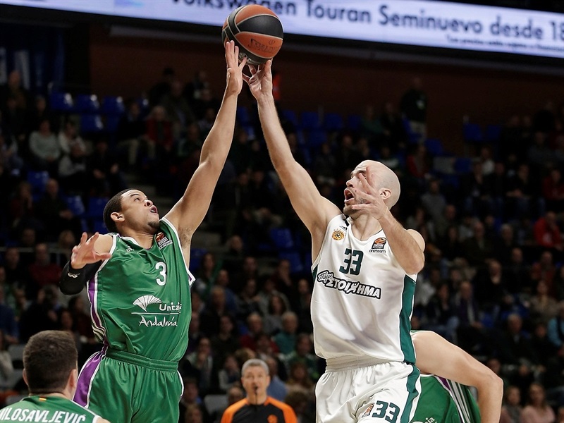 El Panathinaikos gana en Málaga y sigue buscando el factor cancha