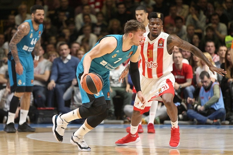 El Real Madrid salva un partido que se complicó al final para seguir cuartos con un triple de Doncic sobre la bocina