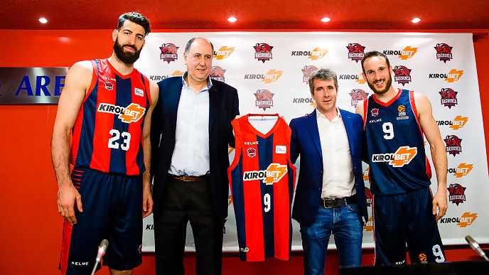 El Baskonia firma con Kirolbet como nuevo sponsor para 4 temporadas