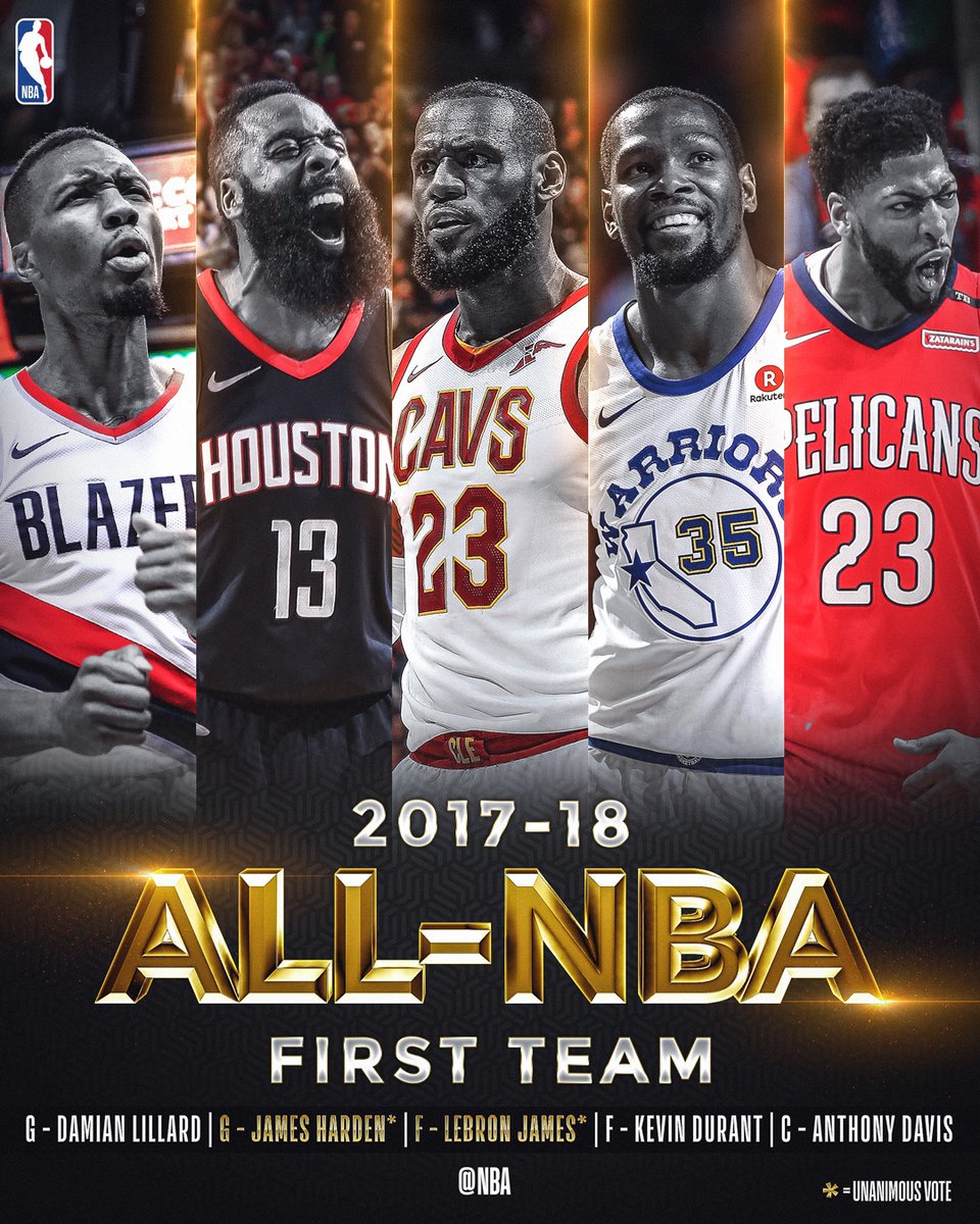 La NBA da a conocer los mejores quintetos de la temporada con Lillard como novedad en el primero
