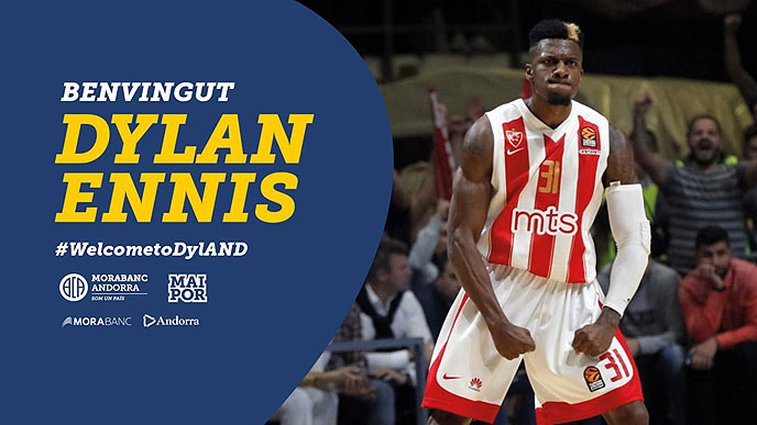 El Andorra anuncia al escolta Dylan Ennis; Waczysnki, dos años más en el Unicaja