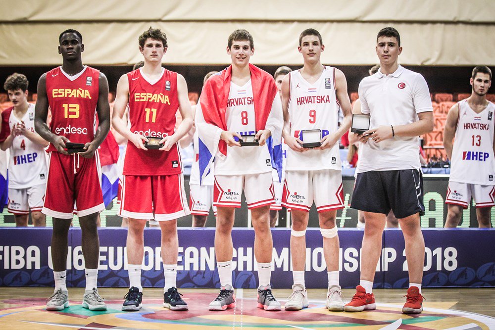 La selección sub 16 cae en la final a falta de 3 segundos; Alderete y Garuba, en el quinteto ideal del Eurobasket