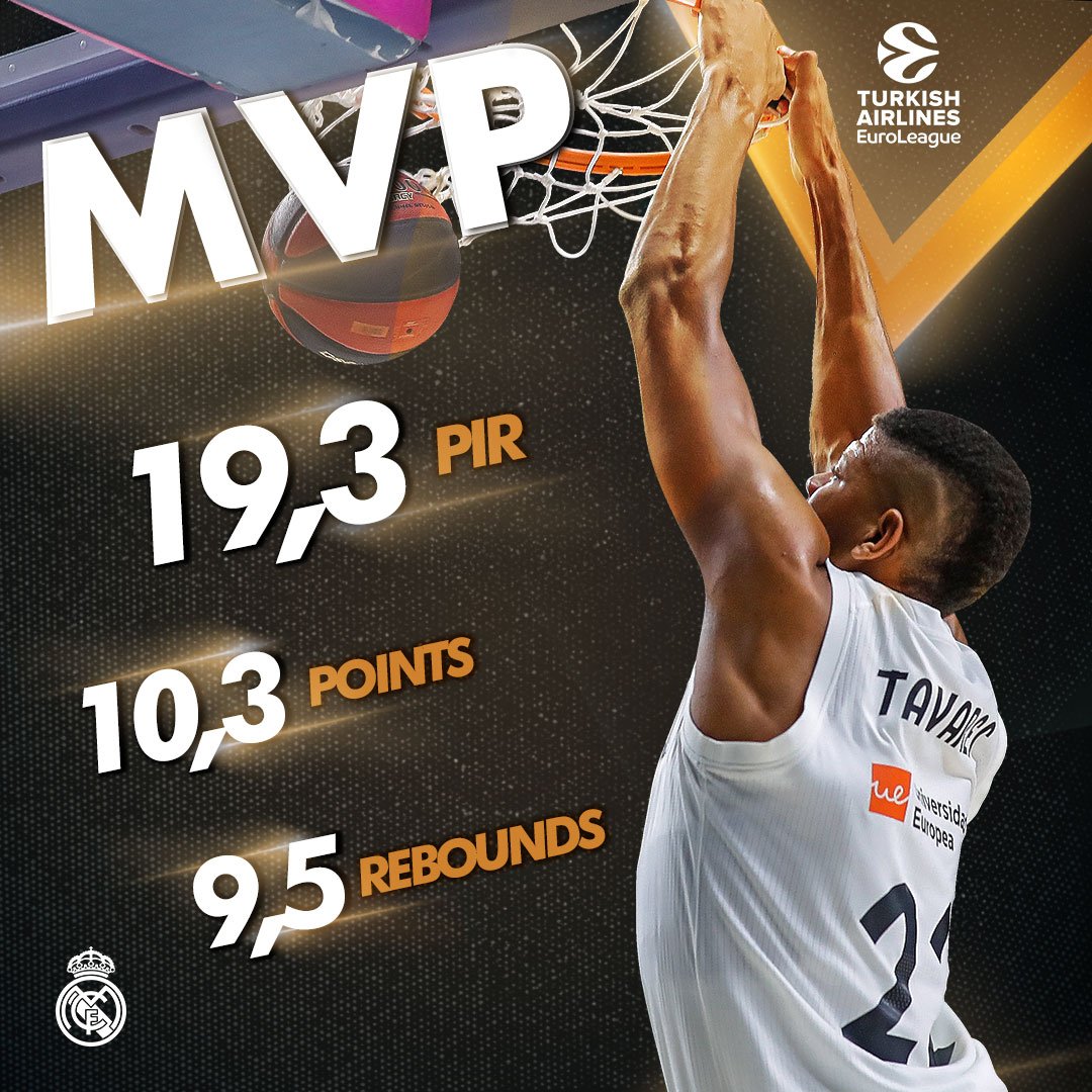 La Euroliga elige a Tavares como MVP de octubre