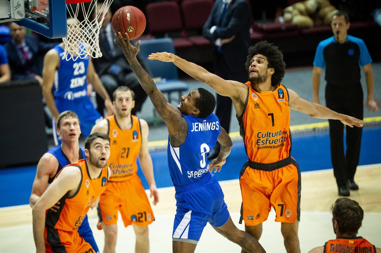 Victorias para el Andorra en la Eurocup y el Fuenlabrada en la Champions League mientras que el Valencia Basket cae frente al Zenit