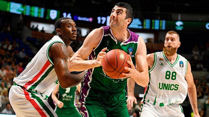 Victoria tras una prórroga del Unicaja mientras el Iberostar y el UCAM Murcia logran dos cómodos triunfos