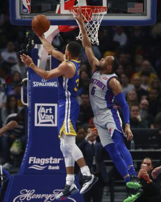 Los Pistons pudieron con los Warriors en el regreso de Curry; gran duelo en el Madison y ocho triunfos seguidos ya los Raptors