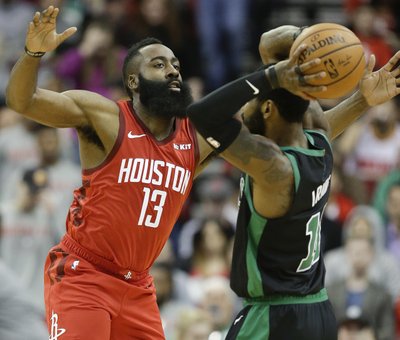 Apretadas victorias de Blazers y Kings frente a Warriors y Lakers; 45 puntos de Harden para derrotar a los Celtics