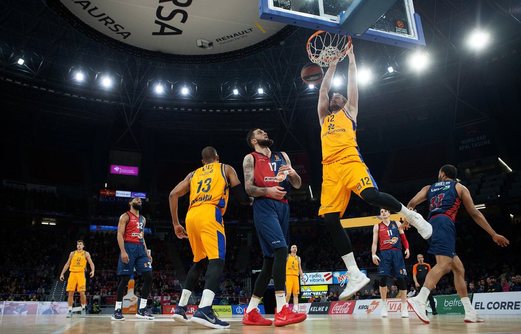 El Baskonia arrolla en la segunda mitad a un triste Gran Canaria