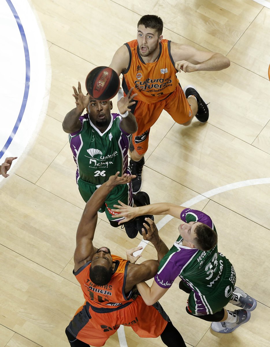 El Valencia Basket ganó a partir del rebote a un discreto Unicaja; el Andorra se impuso en la pista del Cedevita