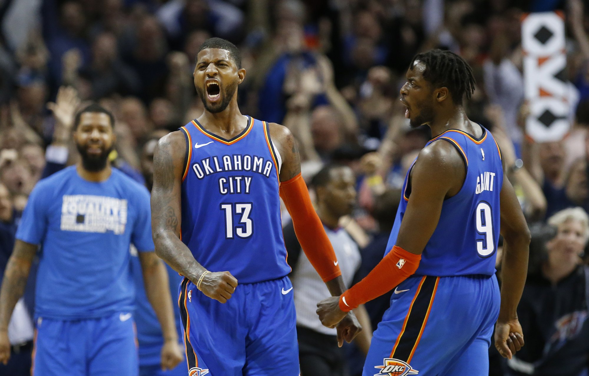 Paul George brilla en un partidazo frente a Utah Jazz; los Raptors y los Nuggets siguen sumando