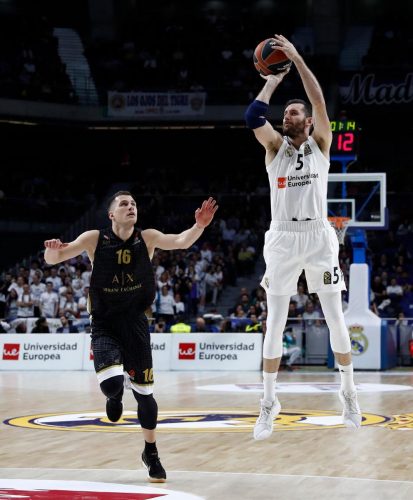 El Real Madrid gana al Armani Milano, que puede ser su rival en cuartos de final, tras un duelo que su rival pudo llevarse