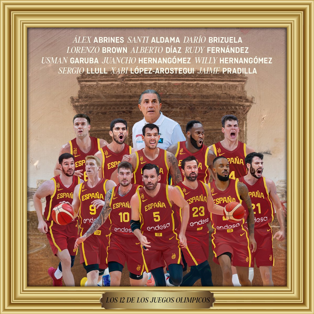 Abrines entra por Juan Núñez para los Juegos de París y ya se conoce también las 12 jugadoras del combinado femenino
