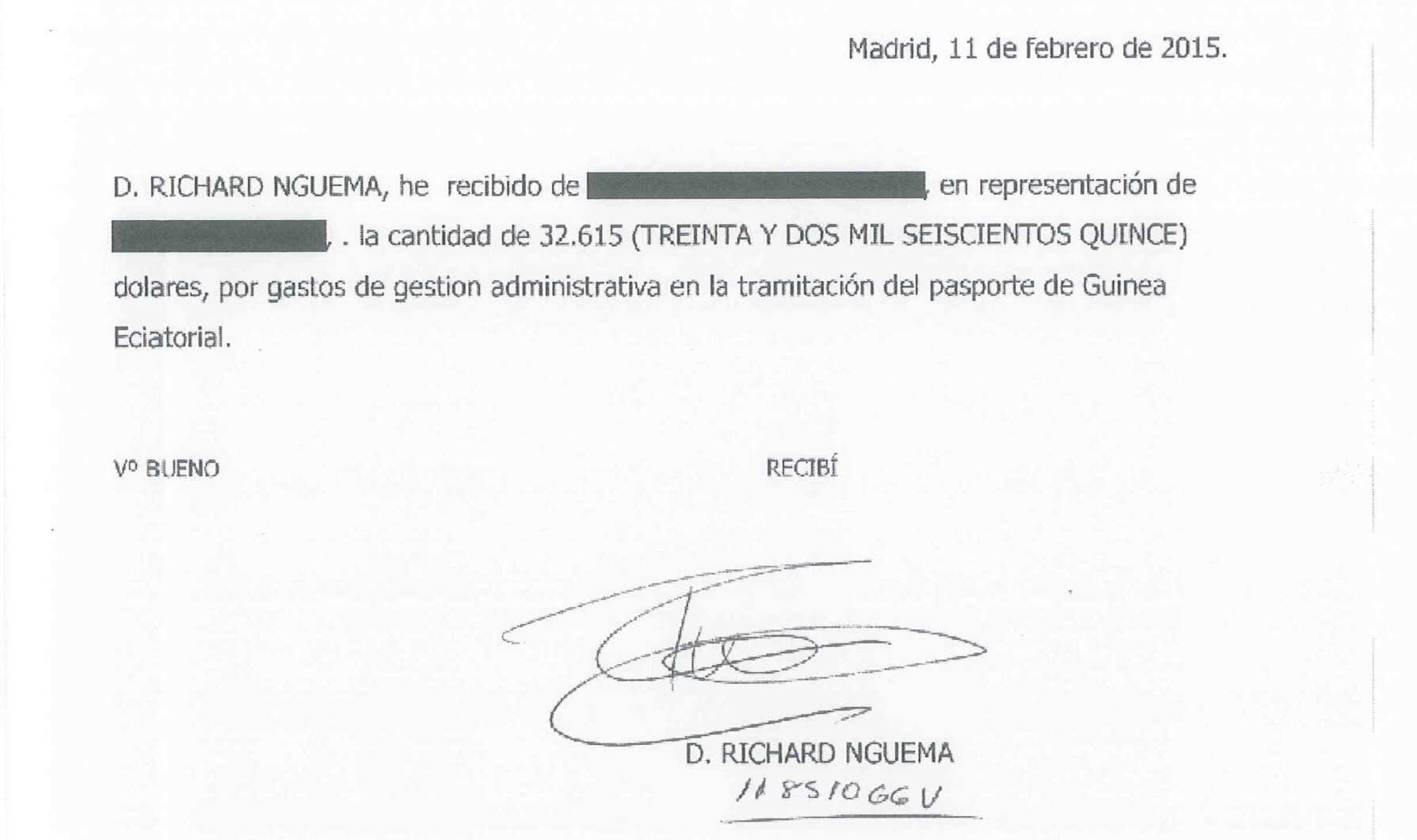 La primera sesión del juicio por los pasaportes falsos de Panko y Slaughter concluye con Nguema reconociendo por fin su participación en la gestión de los mismos
