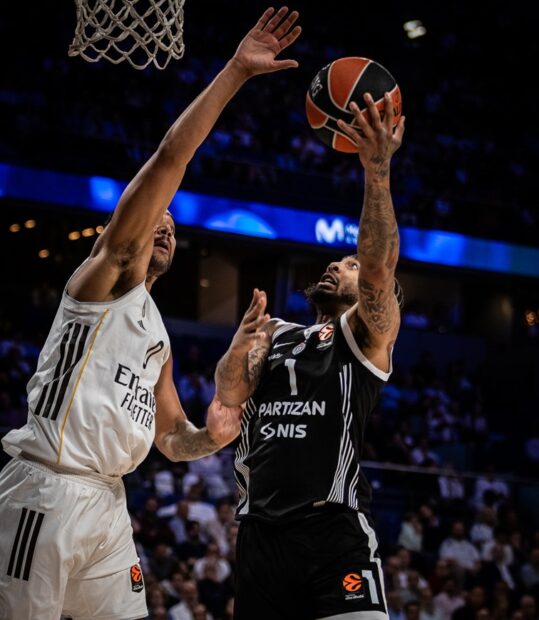 Maledon enseñó todo su buen catálogo en su presentación con el Real Madrid y victoria contra el Partizán (93-86)