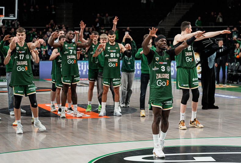 Clasificación: el Zalgiris, único invicto tras tres jornadas; el Baskonia, el único con cero victorias