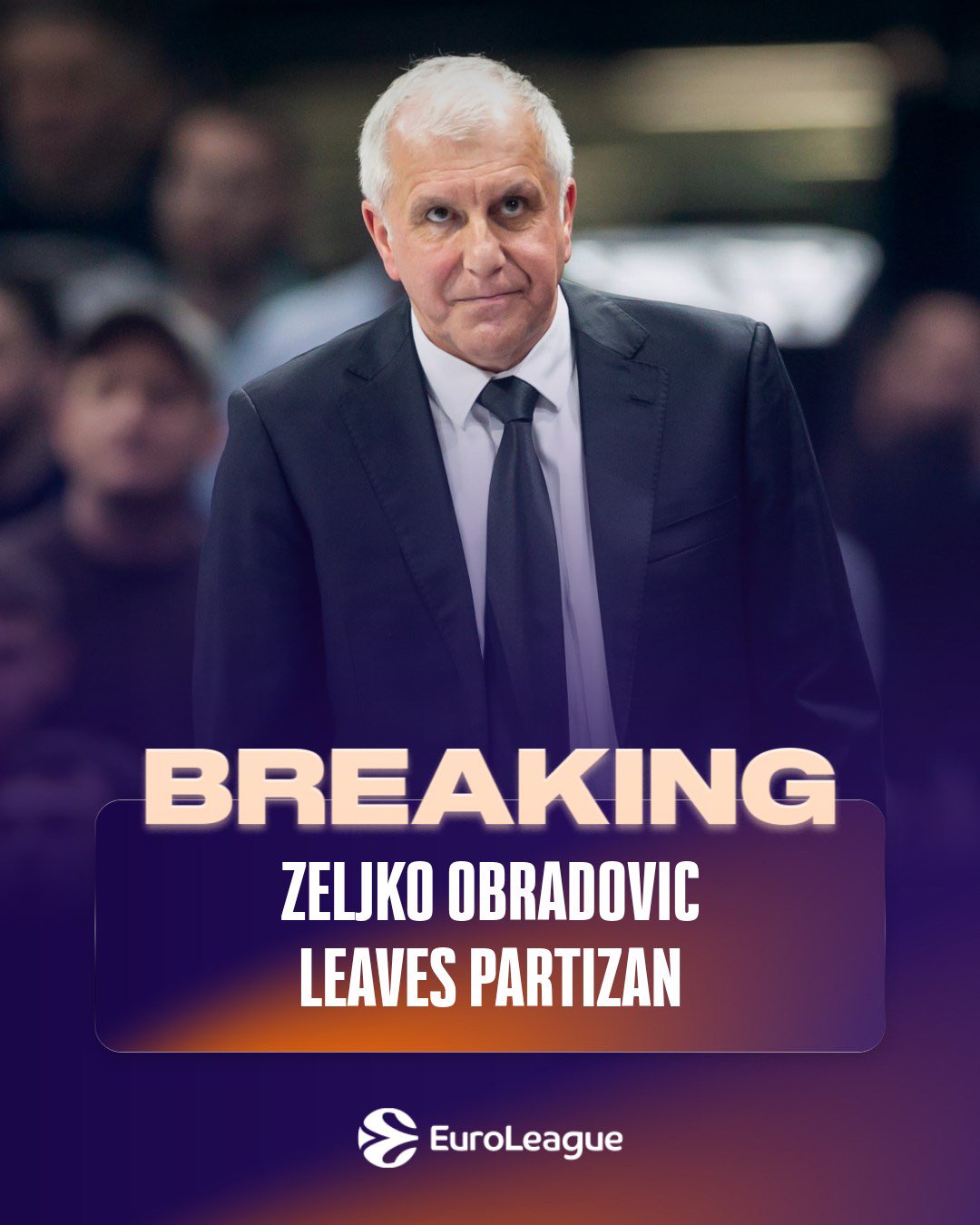 ¡Obradovic también dimite en el Partizán!