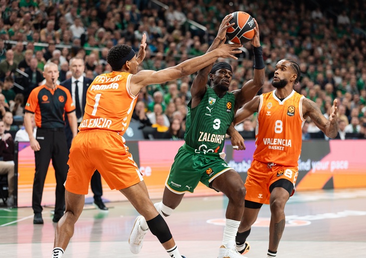 El Valencia Basket cayó ante el Zalgiris en un apretado final (86-77)