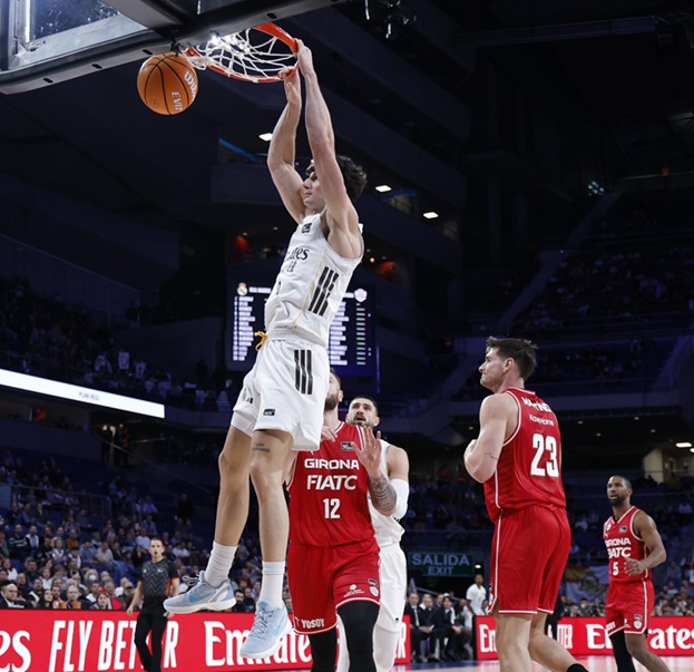 El Real Madrid barrió al Girona (112-76) con una valoración de 162
