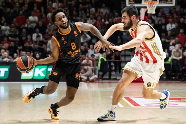 El Valencia Basket sigue firme por toda Europa y asaltó también la cancha del Estrella Roja (89-106)