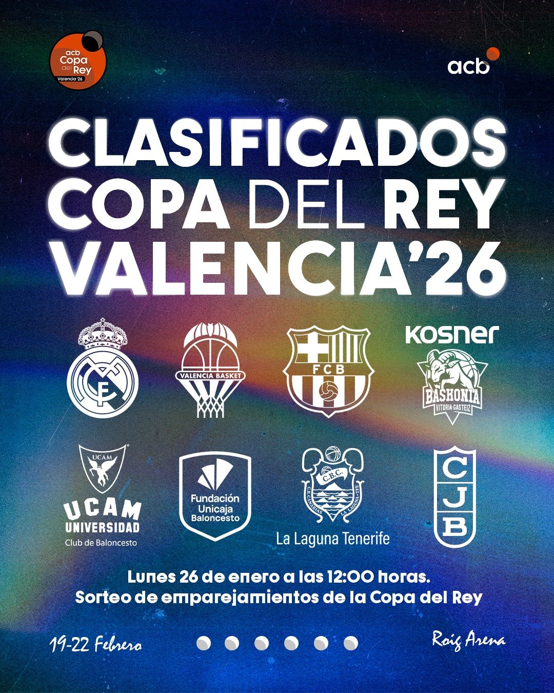 Sorteo con grave defecto en la Copa este mediodía