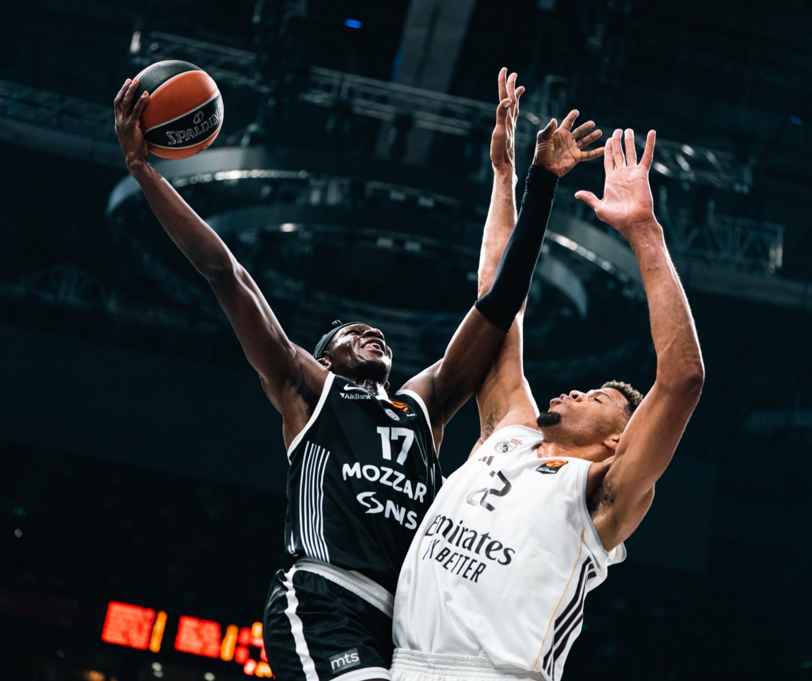 73-77: el Real Madrid se dejó remontar otra vez pero salvó el triunfo en la cancha del Partizán