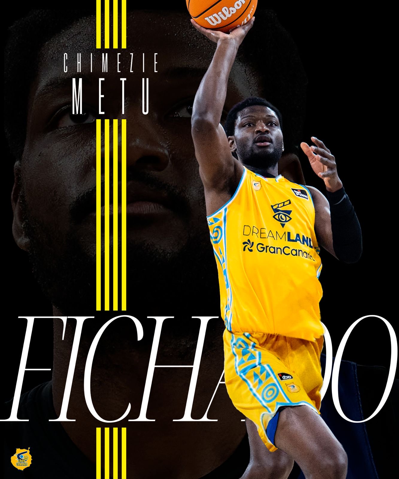 Chimezie Metu, nuevo jugador del Gran Canaria; Rice, refuerzo para el Andorra