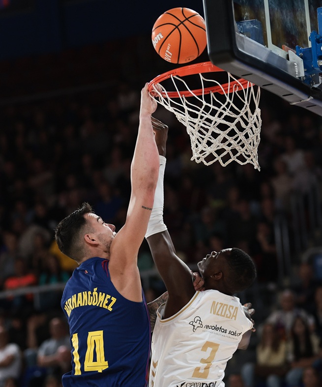 El Barcelona supera muy fácilmente al SP Burgos (91-76) y Juan Núñez destaca tras sus dos largas lesiones