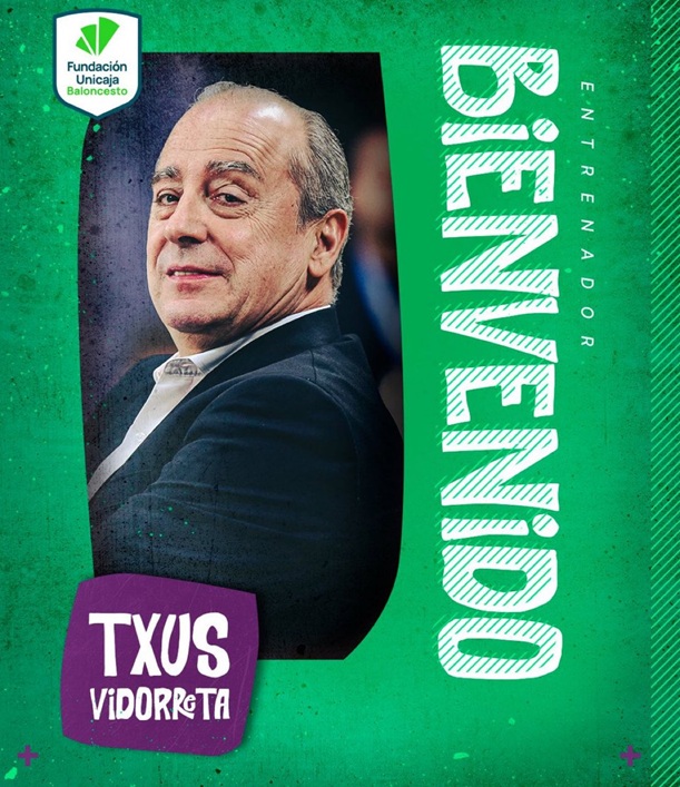 El tracking del mercado ACB: Txus Vidorreta, anunciado ya por el Unicaja hasta 2028