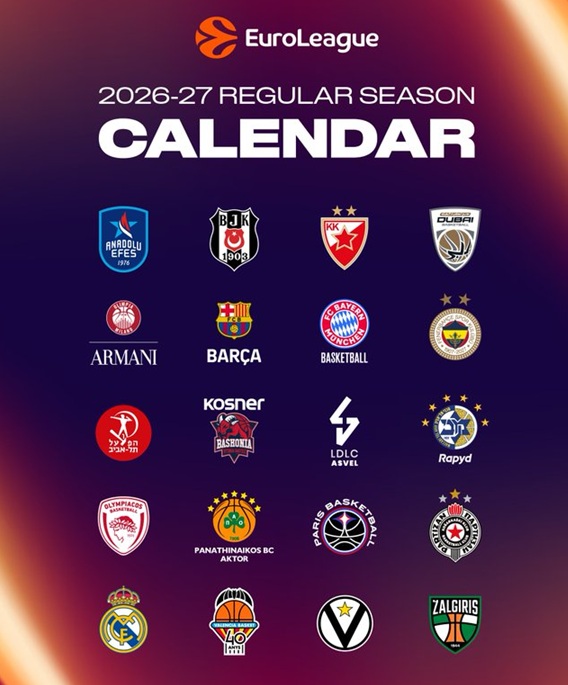 Dubai-Real Madrid, Besiktas-Valencia Basket, Barça-Efes y Baskonia-Olympiacos, en la primera jornada