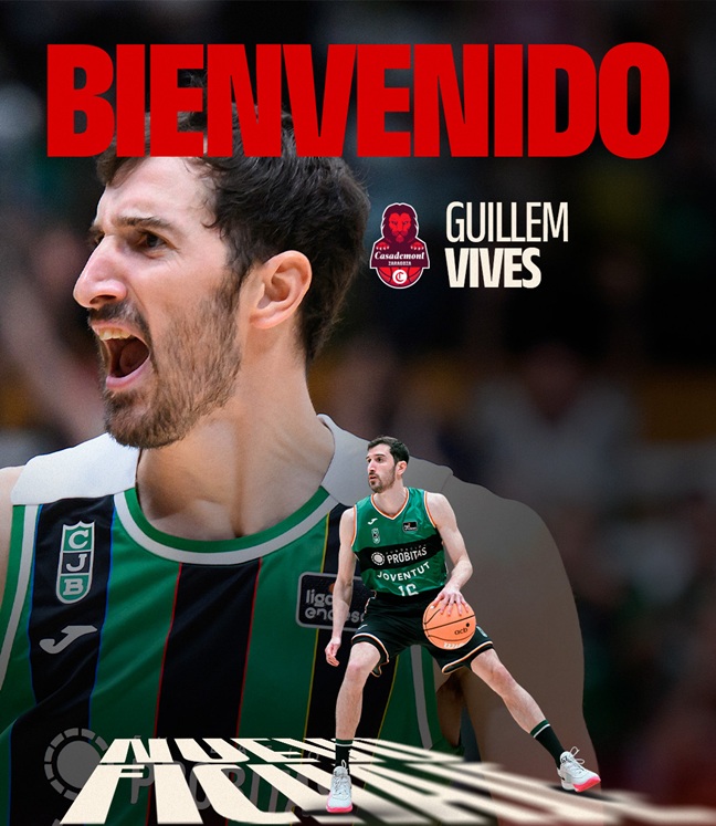 El tracking diario del mercado Acb: Guillem Vives, a Zaragoza; siguen las bajas en el Barça