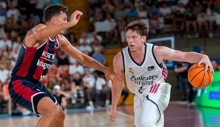 Victorias contundentes del Real Madrid y del Unicaja en los amistosos del sábado