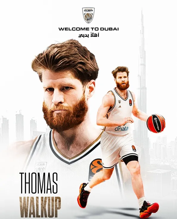 Así ha quedado el nuevo Dubai BC tras el fichaje de Thomas Walkup