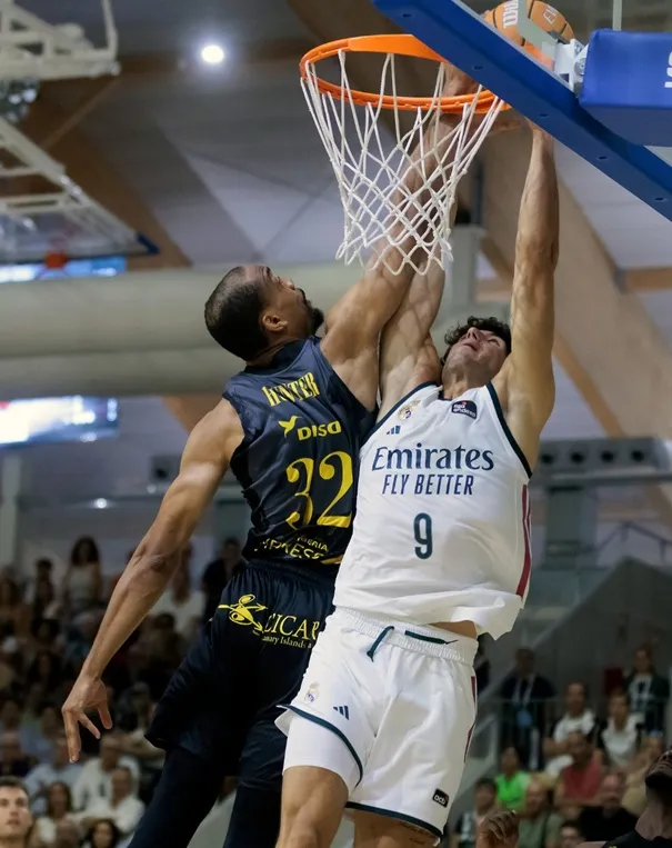 Victorias del Real Madrid, Joventut, Baskonia, UCAM Murcia y Bilbao Basket este viernes