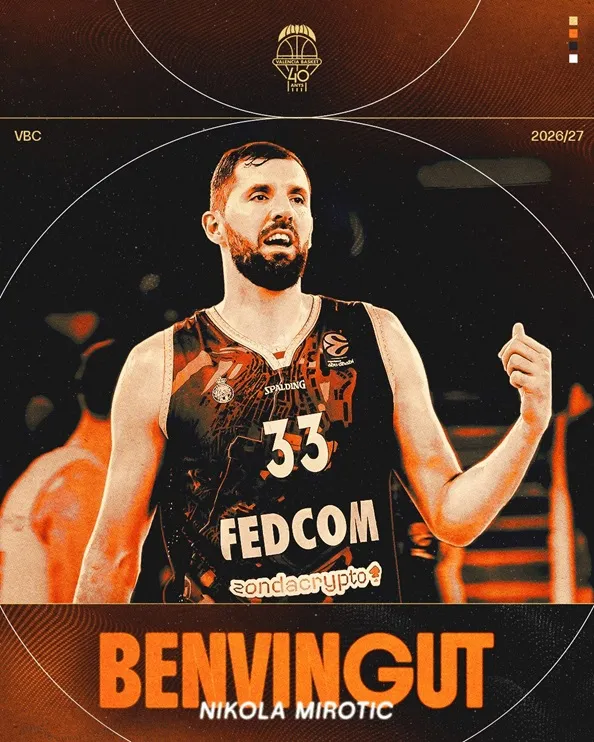 El Valencia Basket firma a Mirotic por una temporada