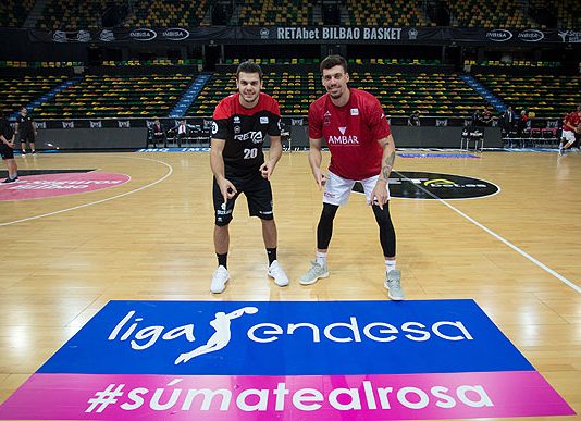 #SúmateAlRosa: la ACB y los clubs se vuelcan estos días en el #DíaContraelCáncerdeMama