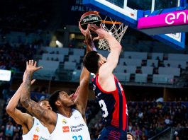 El Real Madrid martillea al Baskonia desde el triple (13 de 29) y se impone en el Buesa