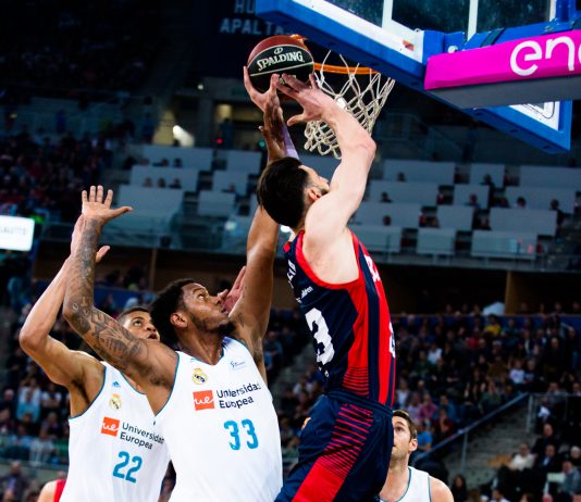El Real Madrid martillea al Baskonia desde el triple (13 de 29) y se impone en el Buesa