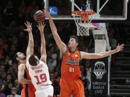 El Valencia Basket derrota por 45 de diferencia a un triste Zaragoza; el Gipuzkoa Basket pudo con el Obradoiro