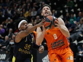 El Fenerbahce demostró su poderío en un gran último cuarto y vence en Valencia (67-80)