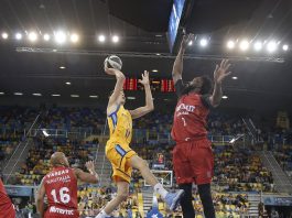 El Gran Canaria se exhibe en ataque con un 61% en tiros de campo ante un ‘Fuenla’ impotente