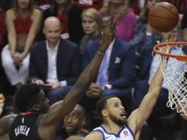 Los Rockets derrotan (127-105) con autoridad a los Warriors y empatan a uno la final del Oeste
